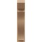 Ekena Millwork 8-in W x 28-in D x 36-in H Funston Slat Rough Cedar Woodgrain TimberThane Outlooker, Primed Tan OUTUR080X28X36FST24RCPR - alternate 6